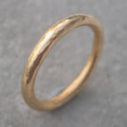 handmade gold wedding ring