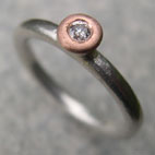 handmade diamond engagemnt ring