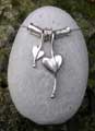Handmade heart necklace