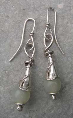 Serpentine earrings