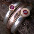ruby enggement rings 