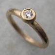 Diamond engagement ring in 9ct gold