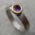 Small photo of Amethyst engagement band