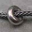 chunky silver spacer bead