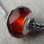 red glass bead