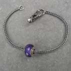 purple starter bead bracelet