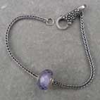 lilac starter bead bracelet
