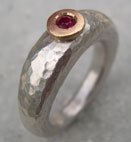 designer ruby ring