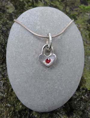 Ruby-padlock-heart-necklace