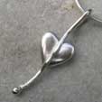 handmade heart pendant